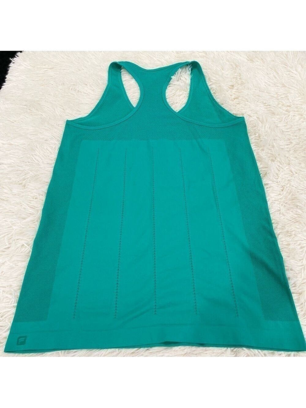 Fabletics Turquoise Racerback Tank - Size L (EUC) - Picture 5 of 10